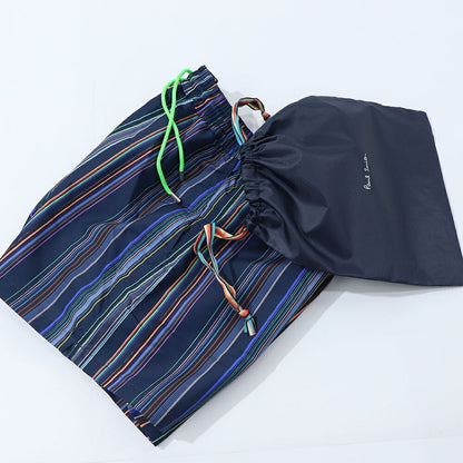 ポール スミス Paul Smith ボトムス ショートパンツ メンズ SWIM SHORT PAINT STRP ネイビー スイムウェア インナー付き 水陸両用 ストライプ M1A-239B-L41383