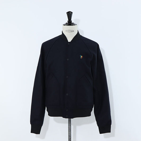 ポール スミス Paul Smith アウター ジャケット・ブルゾン メンズ WADDED VARSITY JACKET ネイビー ウール カシミヤ カシミア 無地 ラグラン M2R-192X-L21059