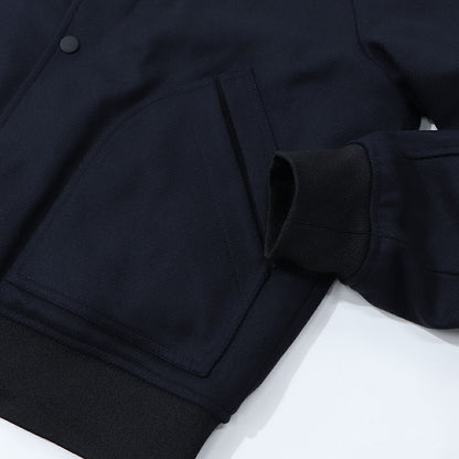 ポール スミス Paul Smith アウター ジャケット・ブルゾン メンズ WADDED VARSITY JACKET ネイビー ウール カシミヤ カシミア 無地 ラグラン M2R-192X-L21059