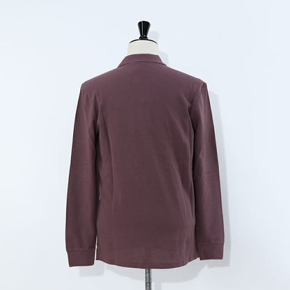 ポール スミス Paul Smith トップス ポロシャツ メンズ REG FIT LS POLO SHIRT ZEBRA ブルー ボルドー 長袖 シンプル ゼブラ ワンポイント M2R-118LZ-L20067