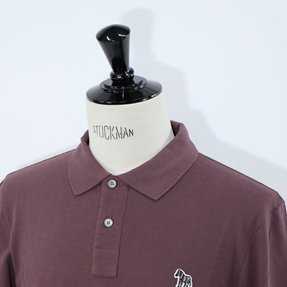ポール スミス Paul Smith トップス ポロシャツ メンズ REG FIT LS POLO SHIRT ZEBRA ブルー ボルドー 長袖 シンプル ゼブラ ワンポイント M2R-118LZ-L20067