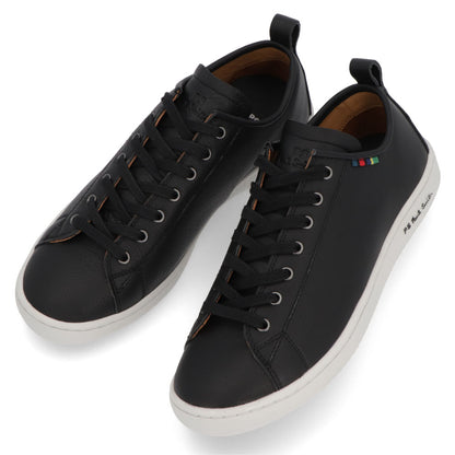 ポール スミス Paul Smith シューズ スニーカー メンズ  ブラック レザー ラバー スニーカー レザー ワンポイント ロゴ ローカット M2S-MIY02-ASET