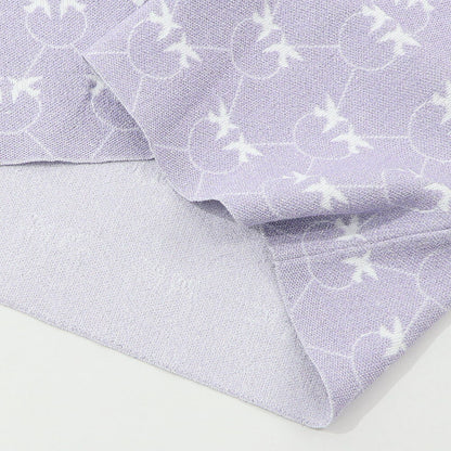 PINKO パープル ミニスカート ニットスカート ロゴ 100216-A0IT