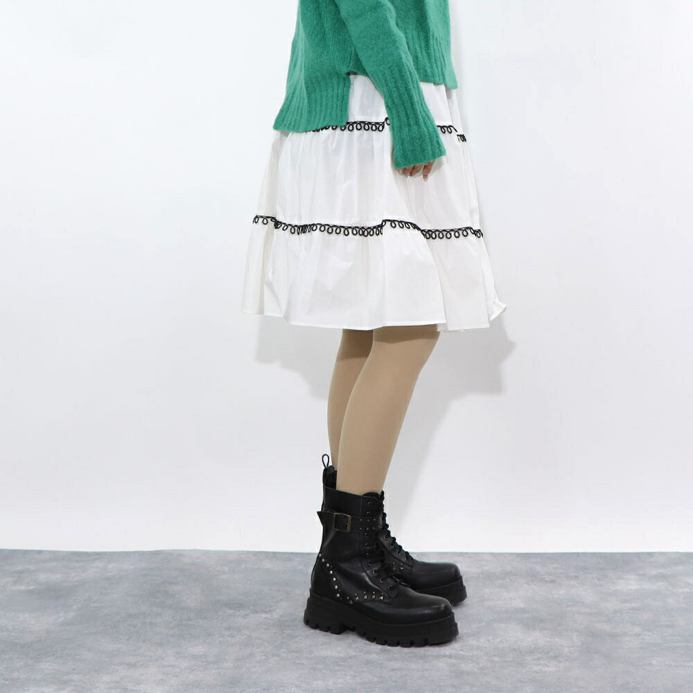 PINKO  スカート  ホワイト シンプル  1B14M5-8012