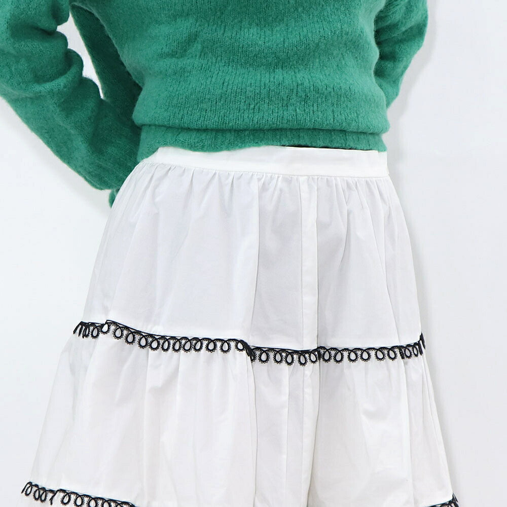 PINKO  スカート  ホワイト シンプル  1B14M5-8012