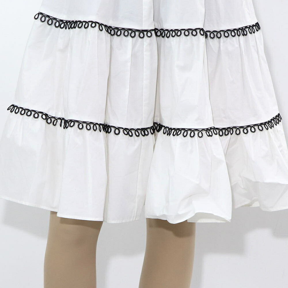 PINKO  スカート  ホワイト シンプル  1B14M5-8012