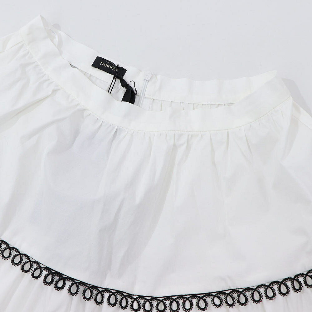 PINKO  スカート  ホワイト シンプル  1B14M5-8012