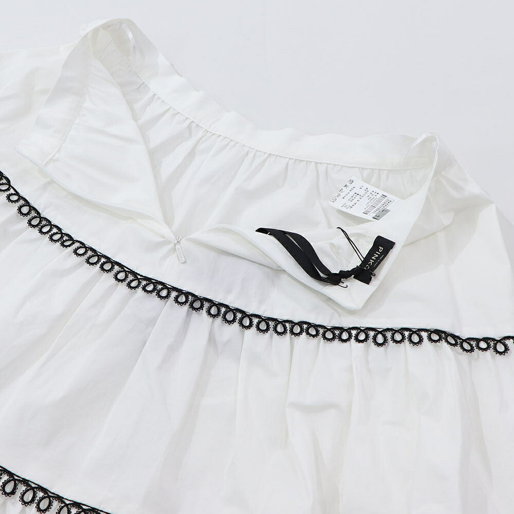 PINKO  スカート  ホワイト シンプル  1B14M5-8012