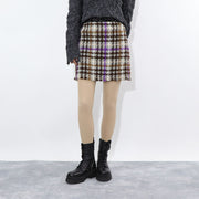 PINKO  スカート マルチカラー 総柄 千鳥柄 チェック柄 1B14WK-8243