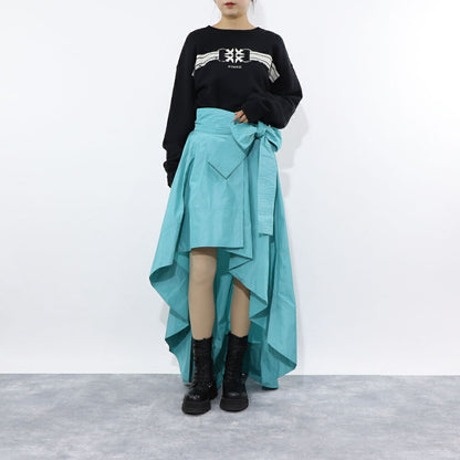 PINKO グリーン マキシスカート ロングスカート 1G14KL-7922