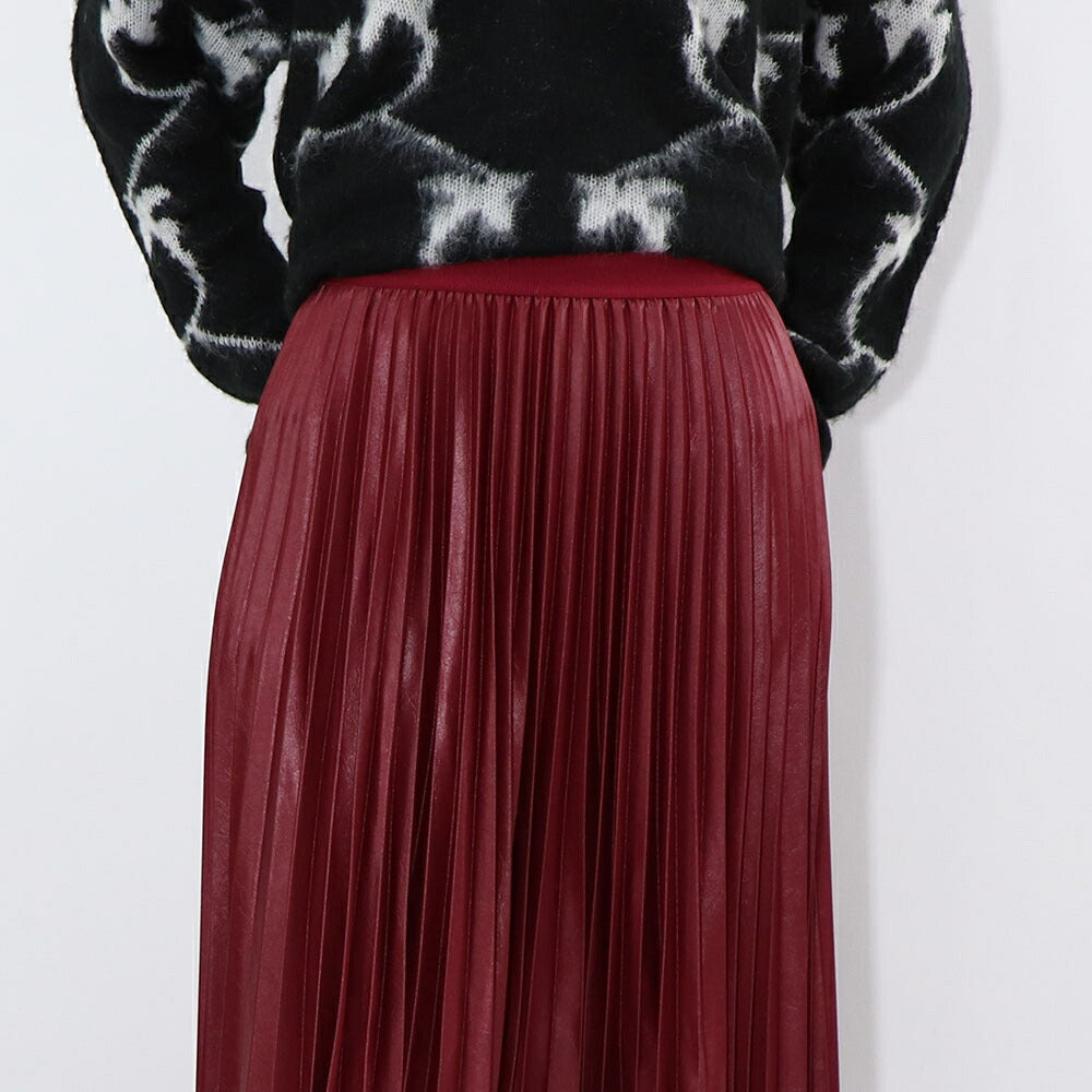 PINKO  ロングスカート  レッド 無地 シンプル ロングロングスカート 1G15JK-8169