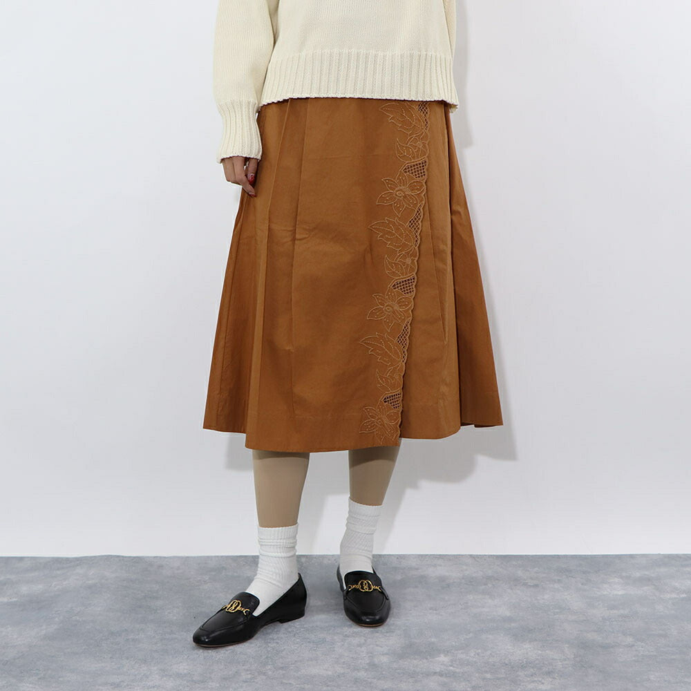 PINKO ブラウン ロングスカート 1G15YH-Y6WU