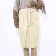 PINKO  スカート  ベージュ シンプル 無地 ミディアム丈 1G16ZY-Y6W7