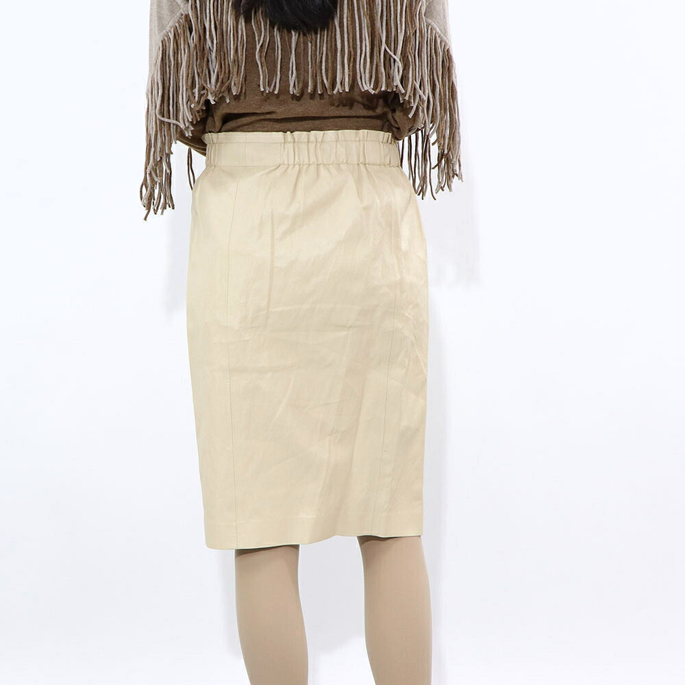 PINKO  スカート  ベージュ シンプル 無地 ミディアム丈 1G16ZY-Y6W7