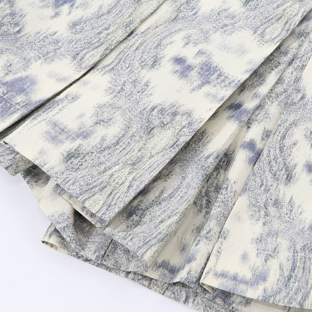 PINKO  ショートパンツ   ベージュ 柄 ショート丈 プリーツ 1G170E-Y7SL