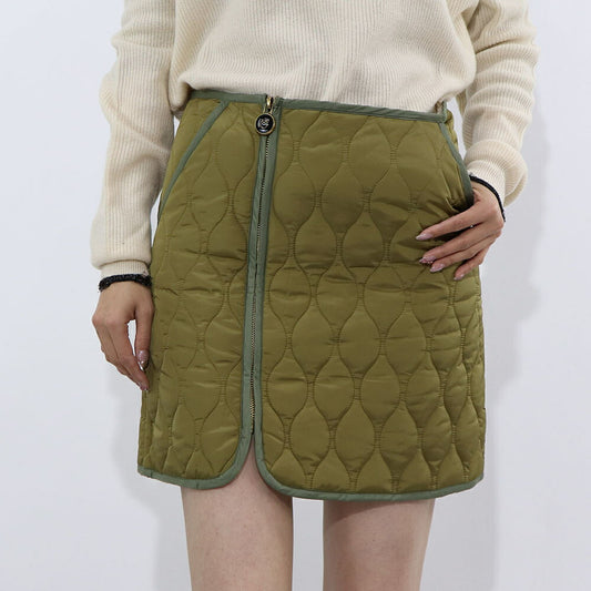 PINKO  ミニスカート   カーキ 中綿ミニスカート ミニミニスカート 1G17Y5-Y828