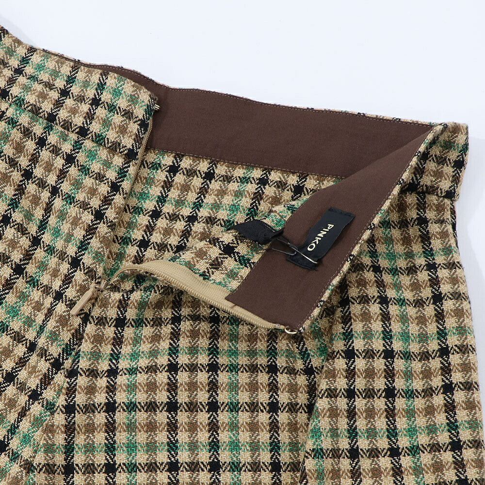 PINKO ブラウン キュロットパンツ 1G184N-A07Q