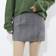 PINKO グレー ミニスカート チェック柄 1G18KG-A0CV