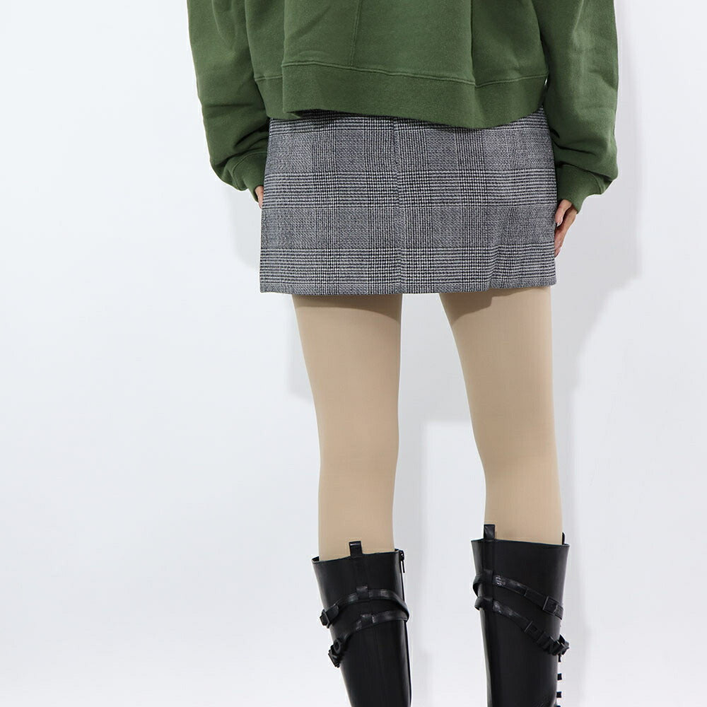 PINKO グレー ミニスカート チェック柄 1G18KG-A0CV