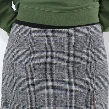 PINKO グレー ミニスカート チェック柄 1G18KG-A0CV