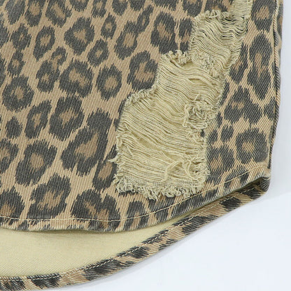 PINKO ブラウン レオパード柄 ヒョウ柄 ミニスカート 1J10X5-Y84J