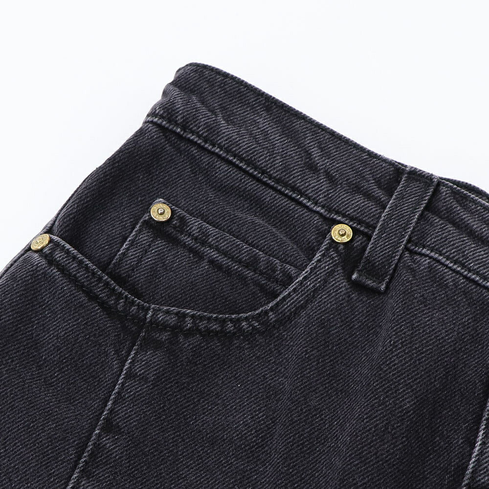 PINKO グレー デニムスカート フリル ロングスカート 1J110C-A09H