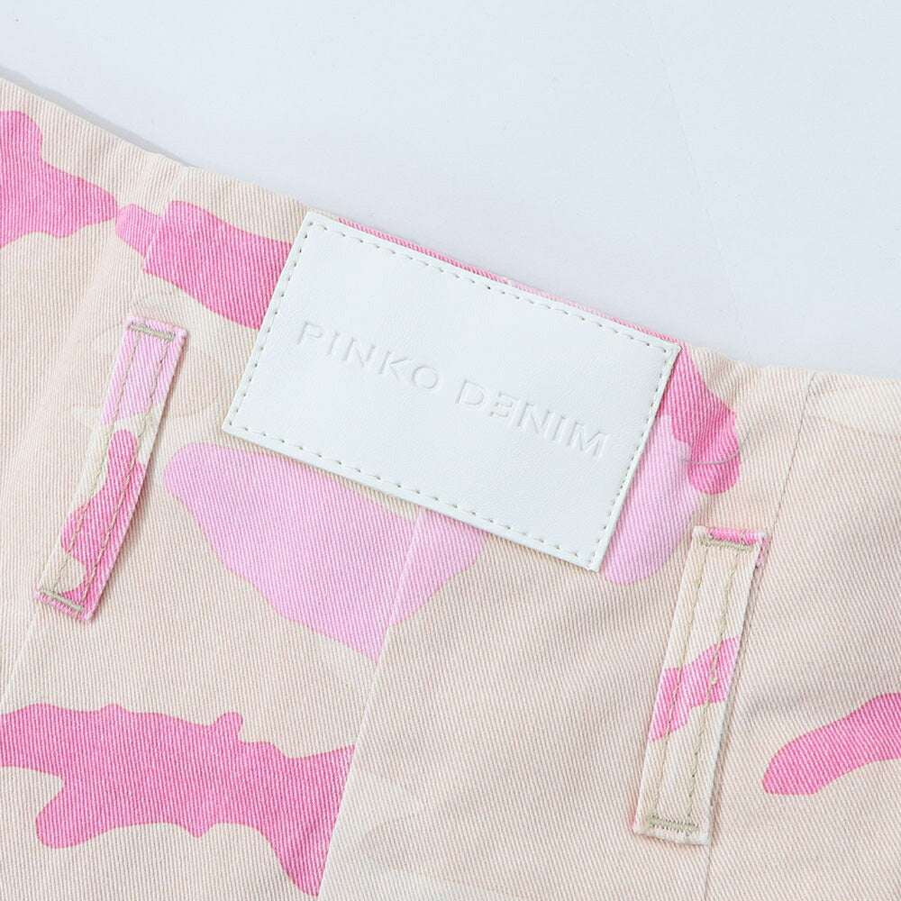 PINKO ピンコ レディース ボトムス ショートパンツ ピンク 迷彩 カモフラ 100591-A0MW