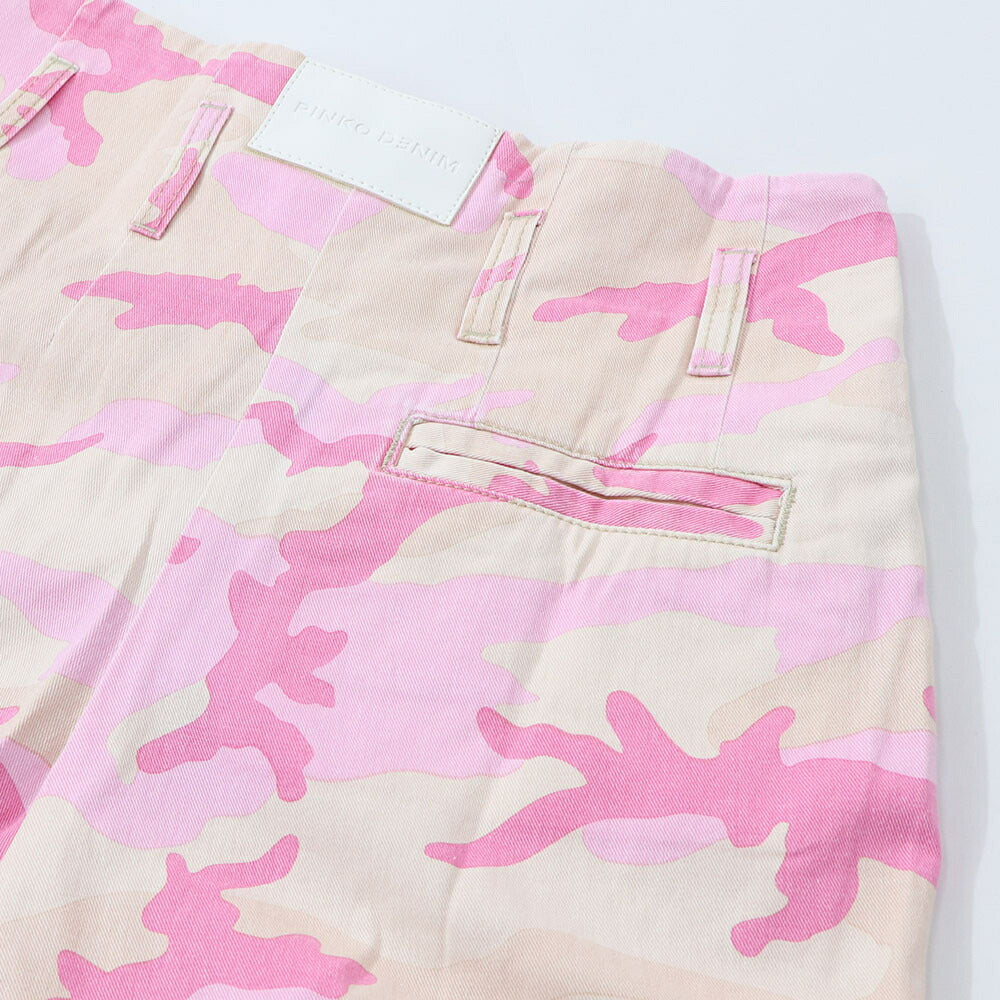PINKO ピンコ レディース ボトムス ショートパンツ ピンク 迷彩 カモフラ 100591-A0MW