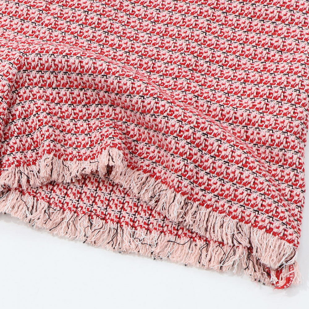 PINKO ショートパンツ レッド チェック柄 切りっぱなし 1G15RW-8425