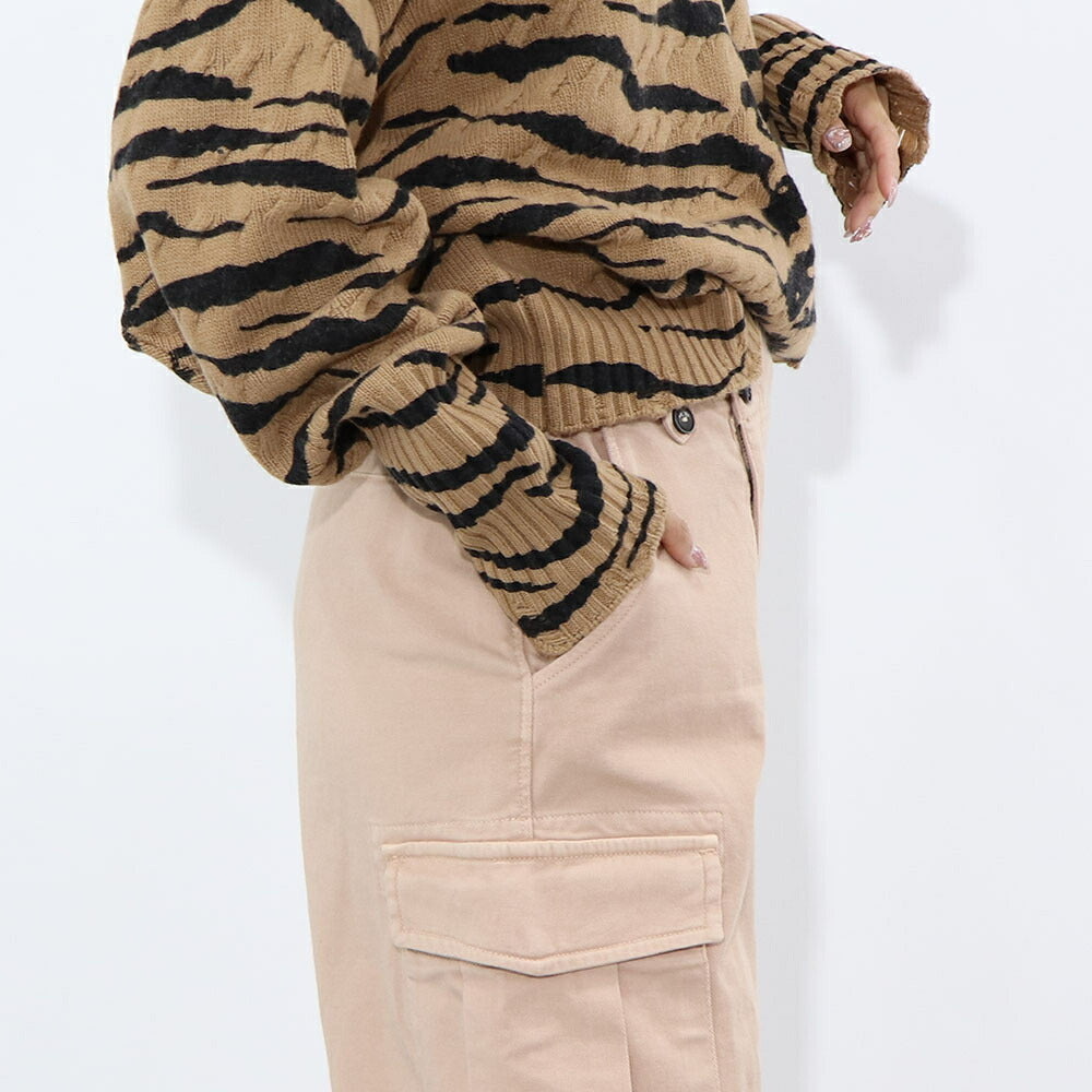 PINKO ピンクベージュ カーゴパンツ チノパン 100781-A0I5