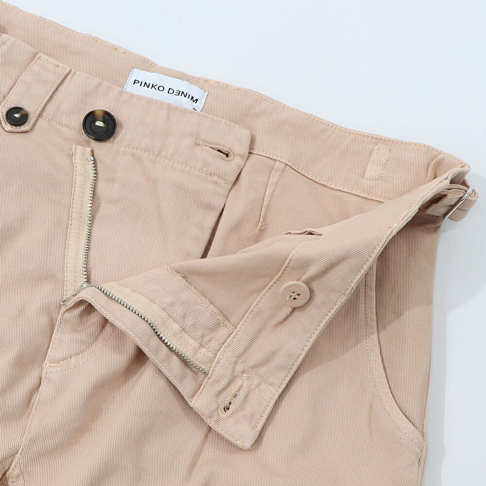 PINKO ピンクベージュ カーゴパンツ チノパン 100781-A0I5