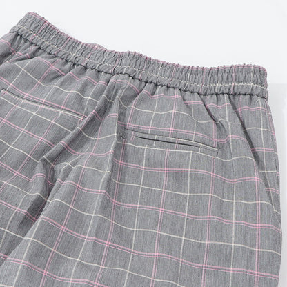 PINKO ロングパンツ グレー チェック柄 ジョガーパンツ 1G14U0-7880