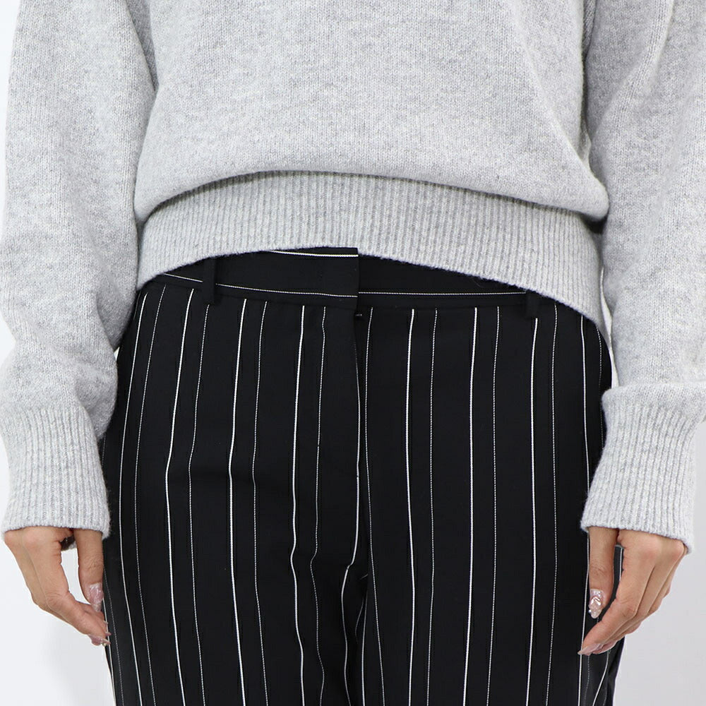 PINKO ブラック スラックス ストライプ 1G14W3-7919
