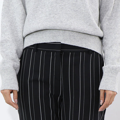 PINKO ブラック スラックス ストライプ 1G14W3-7919