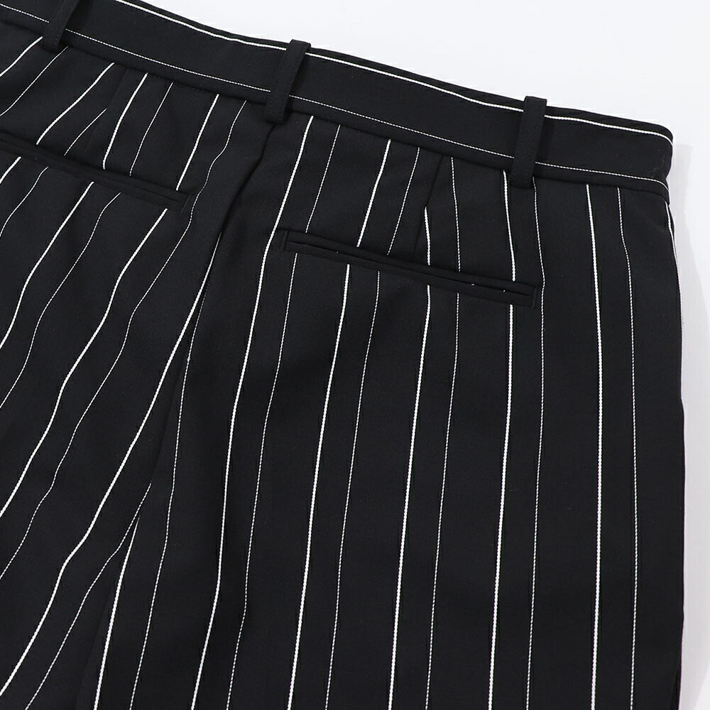PINKO ブラック スラックス ストライプ 1G14W3-7919