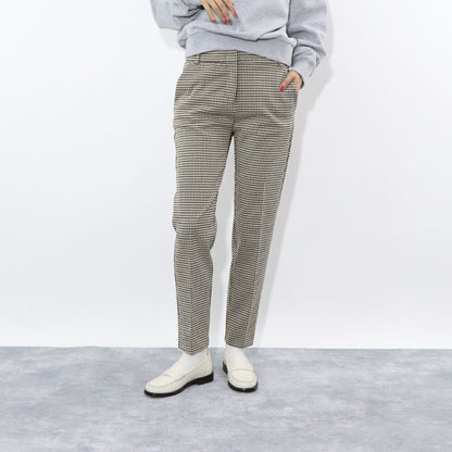 PINKO ロングパンツ ベージュ 千鳥格子 スラックス 1G15D4-8187