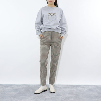 PINKO ロングパンツ ベージュ 千鳥格子 スラックス 1G15D4-8187