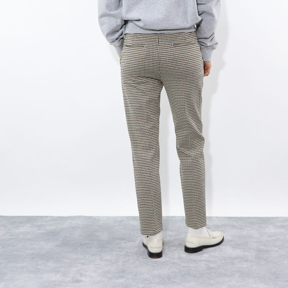PINKO ロングパンツ ベージュ 千鳥格子 スラックス 1G15D4-8187