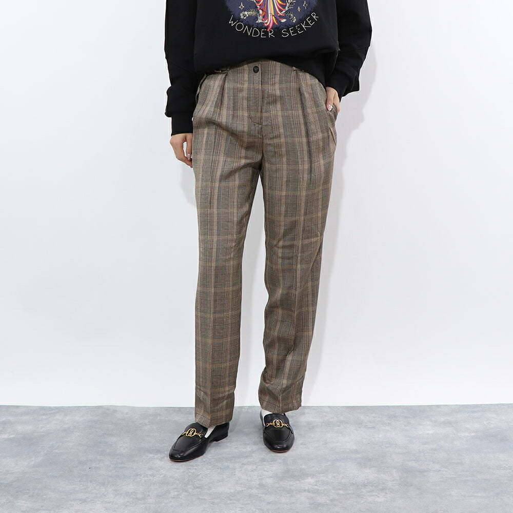 PINKO ロングパンツ ブラウン  1G15EM-8149