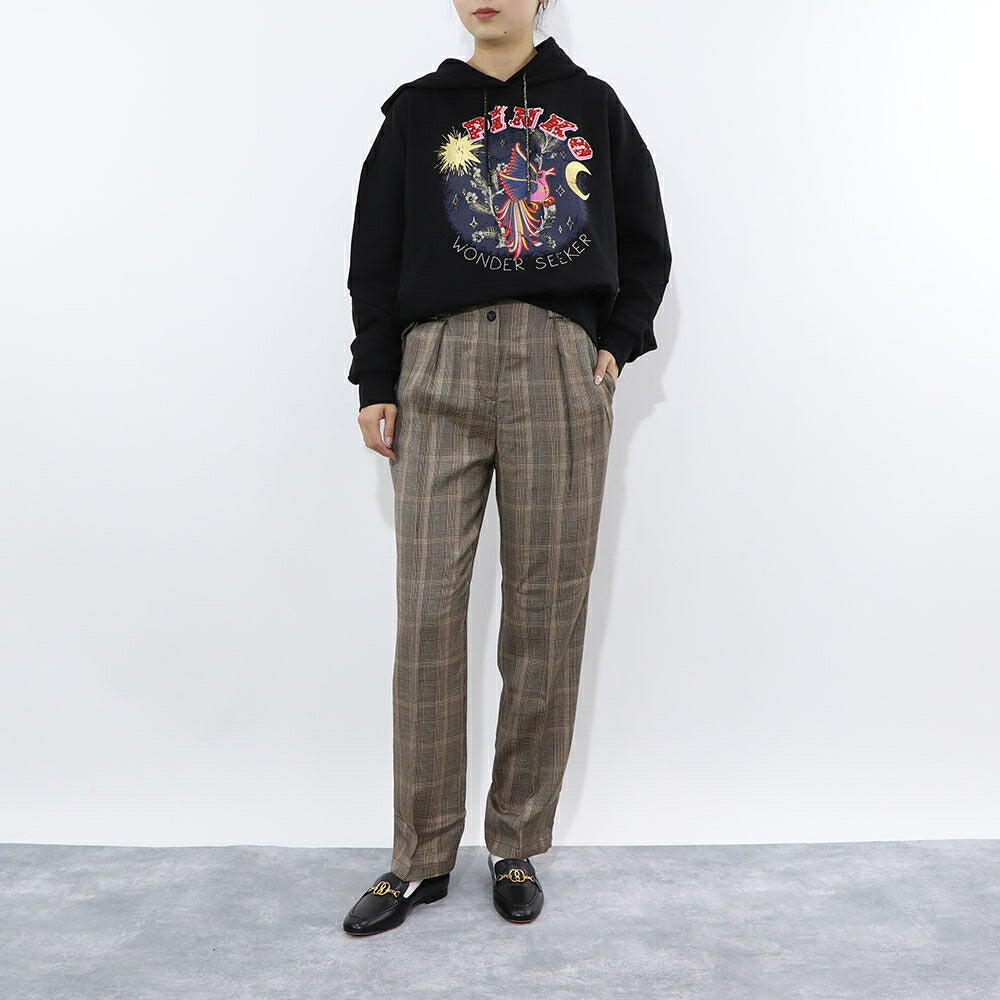PINKO ロングパンツ ブラウン  1G15EM-8149
