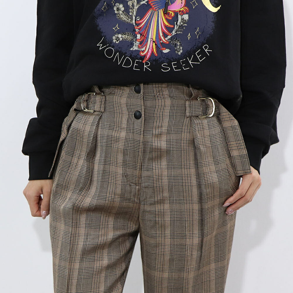 PINKO ロングパンツ ブラウン  1G15EM-8149