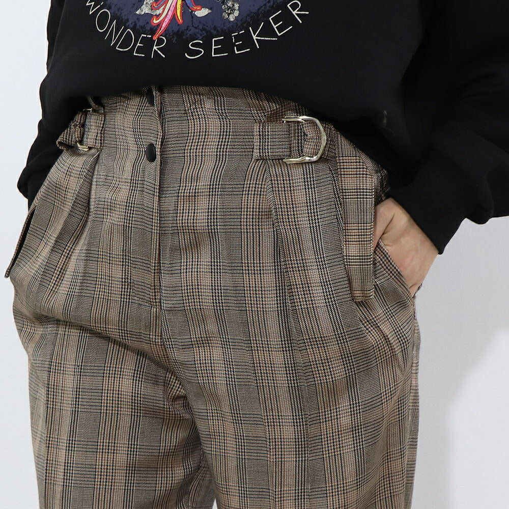 PINKO ロングパンツ ブラウン  1G15EM-8149