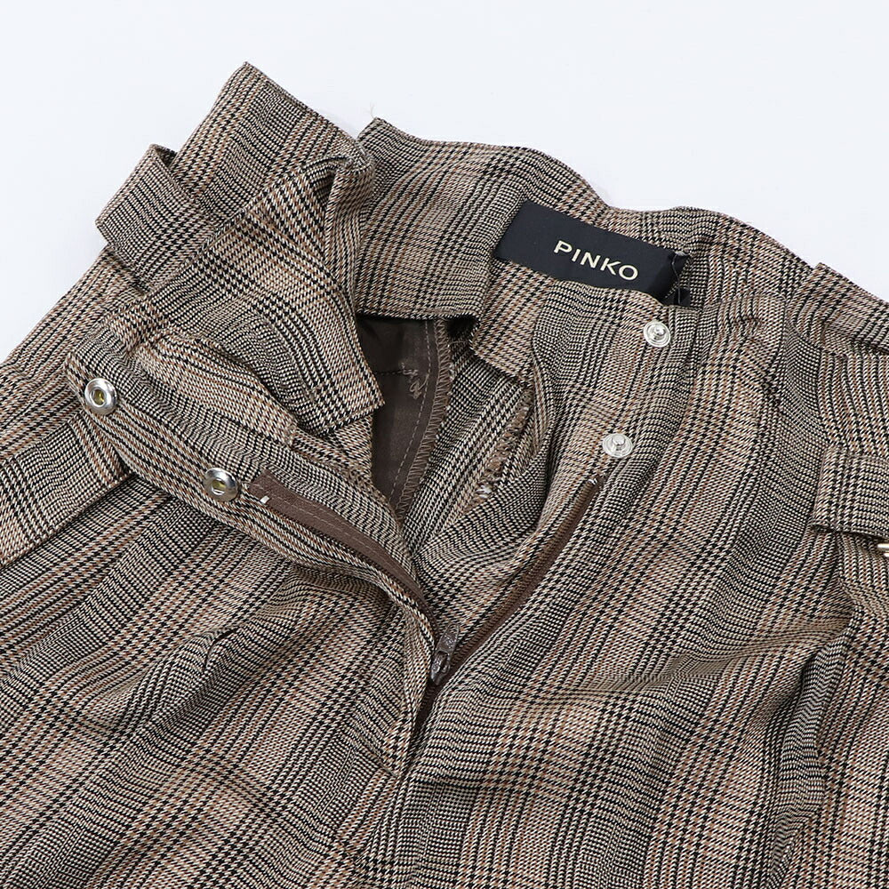 PINKO ロングパンツ ブラウン  1G15EM-8149