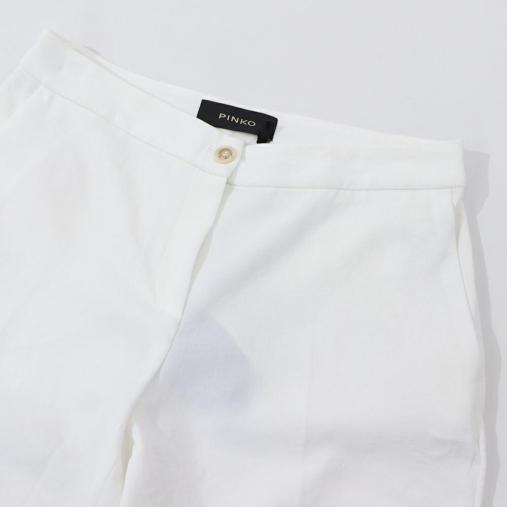PINKO ロングパンツ ホワイト 1G15U7-8386