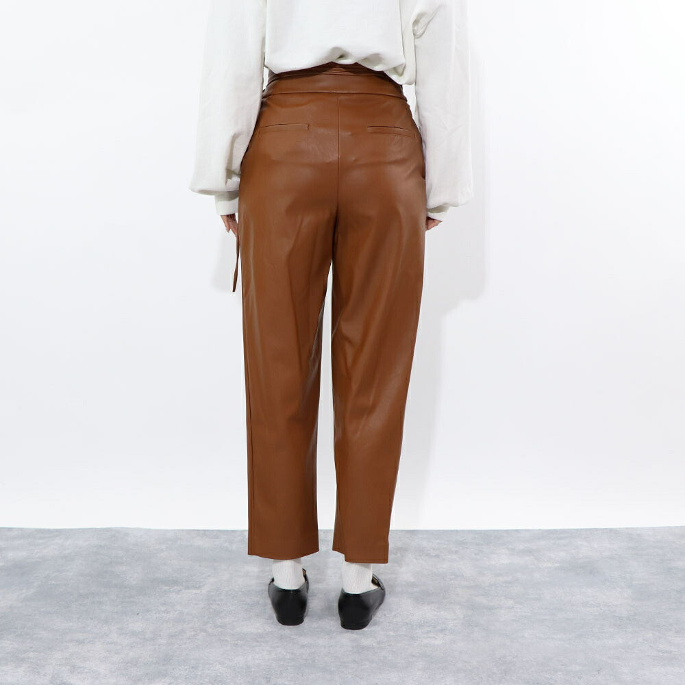 PINKO ロングパンツ ブラウン 1G15X2-7105