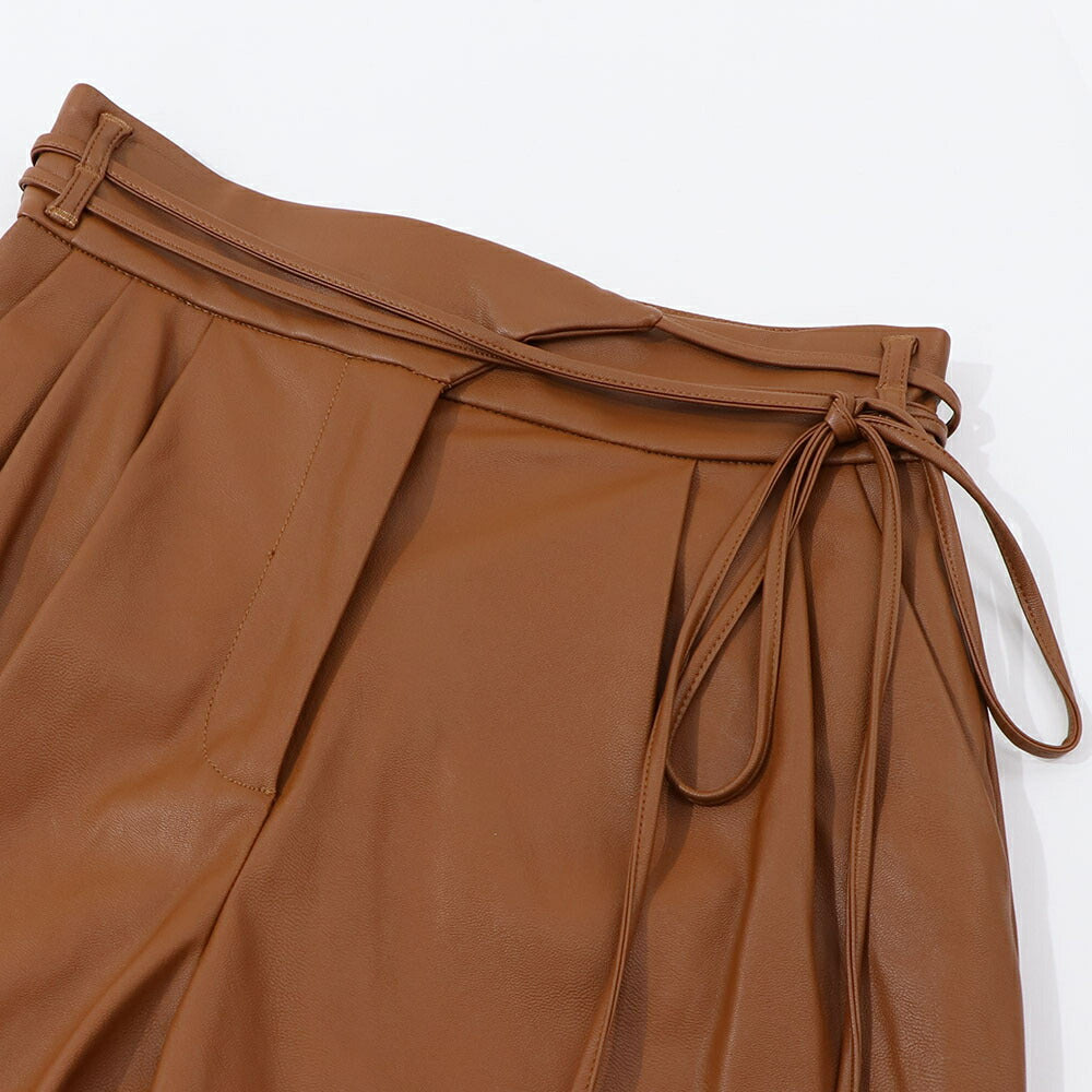 PINKO ロングパンツ ブラウン 1G15X2-7105