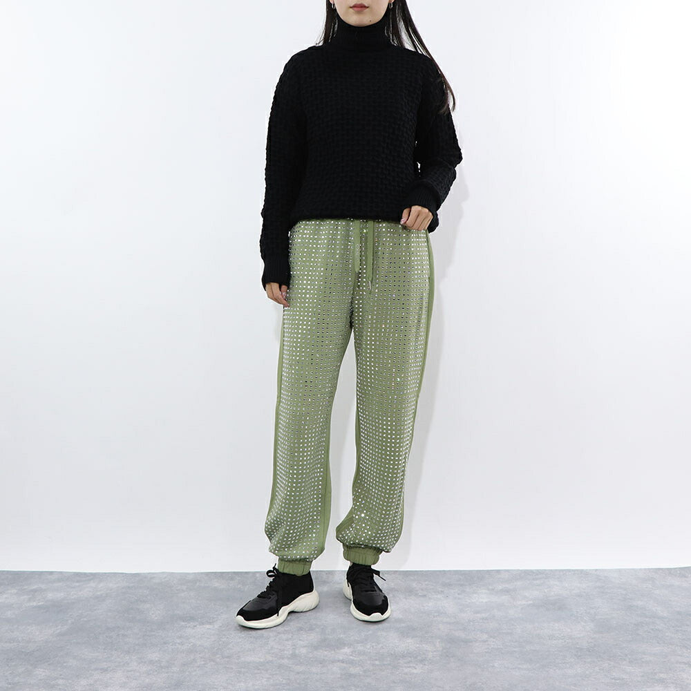 PINKO ホワイト オリーブ  スウェットパンツ 1G17GK-Y722