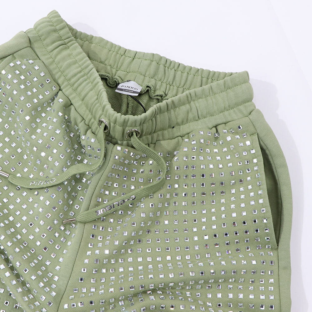 PINKO ホワイト オリーブ  スウェットパンツ 1G17GK-Y722