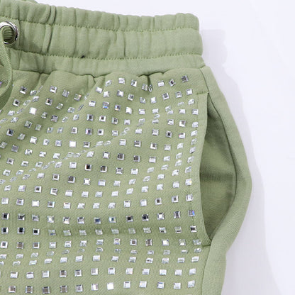 PINKO ホワイト オリーブ  スウェットパンツ 1G17GK-Y722