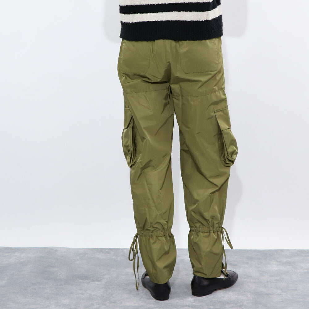 PINKO カーキ カーゴパンツ 1G1818-A06Q